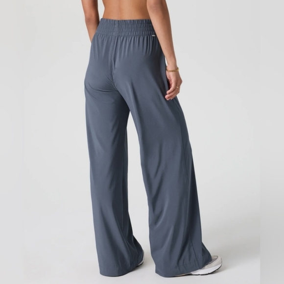 Vuori Women's Villa Wideleg Long, Azure, Medium - Picture 2 of 7